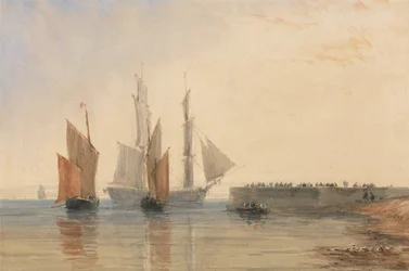 Ingresso al porto di Calais